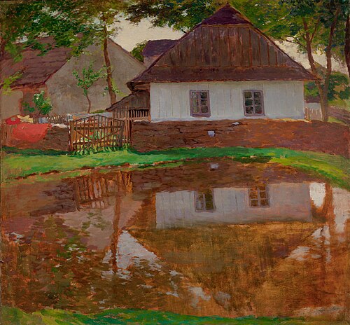 House in Kameničky, 1904, Antonín Slavíček