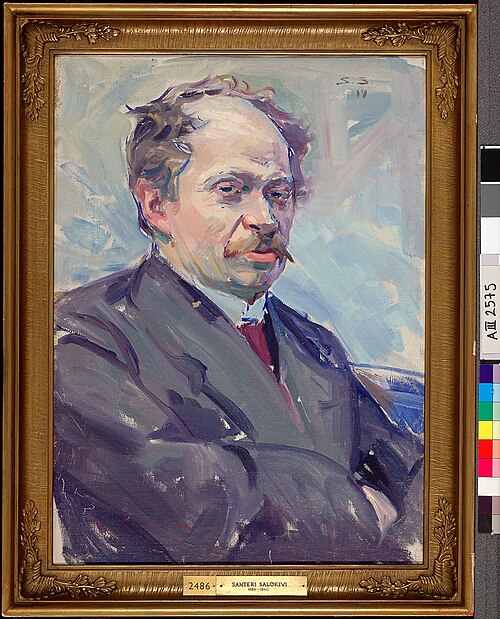 Portrait of a Man, 1914, Santeri Salokivi