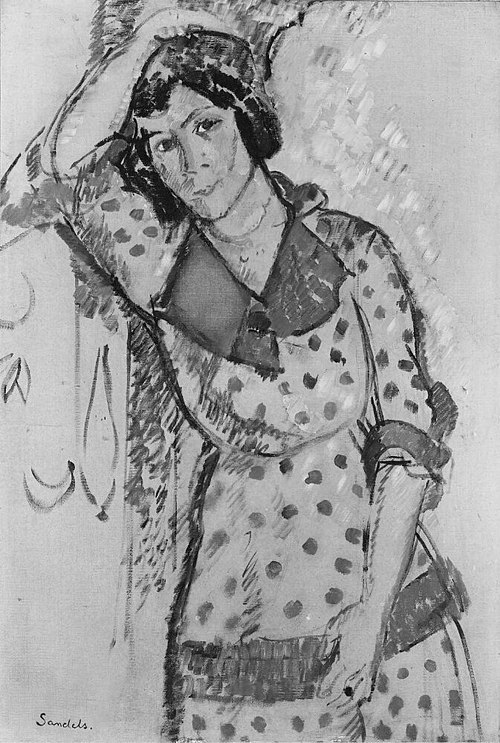 Sigrid Hjertén (1885-1948), artist, married to Isaac Grünewald, , Gösta Sandels