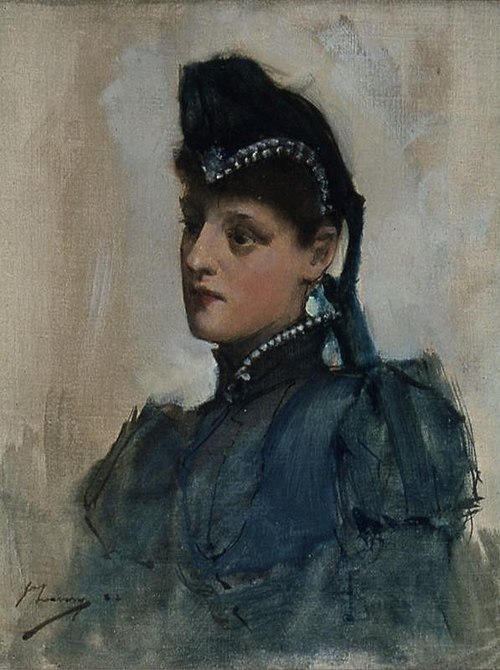 Portrait of a Young Woman, 1888, John Lavery