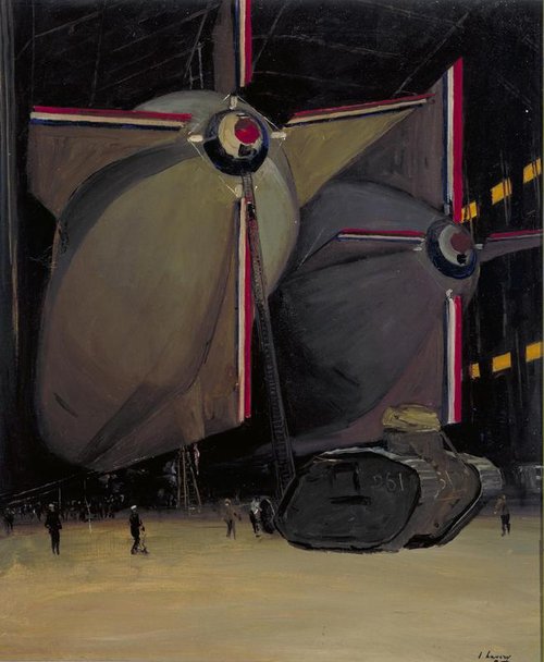 'Rigids' At Pulham, 1918, John Lavery