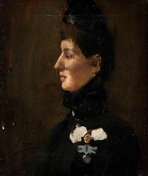 HRH Princess Alix of Hesse (1872–1918) (sketch), 1889, John Lavery
