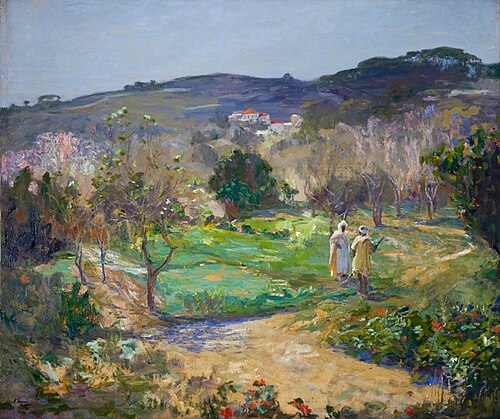 A Moorish Garden in Winter, 1912, John Lavery