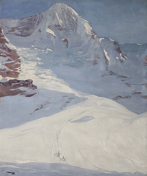 Switzerland in Winter (The Monk), 1913, John Lavery