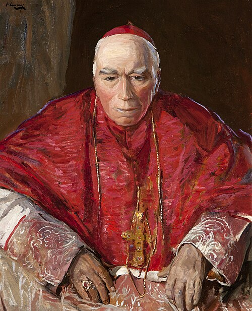 His Eminence Cardinal Logue (1840–1924), 1920, John Lavery