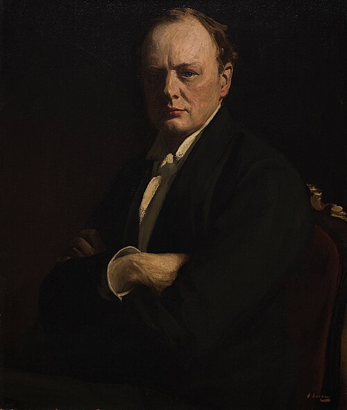 Sir Winston Churchill, 1915, John Lavery