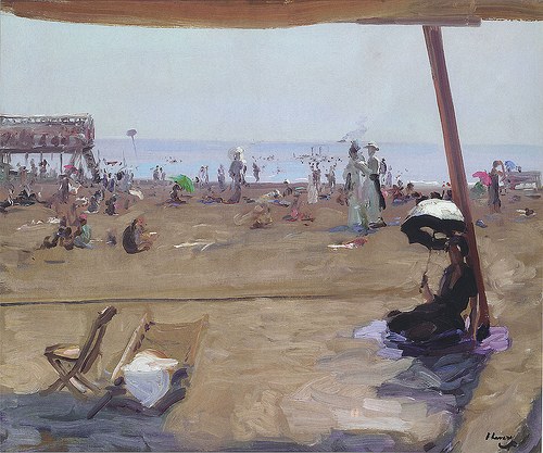 Bathing in the Lido, 1912, John Lavery