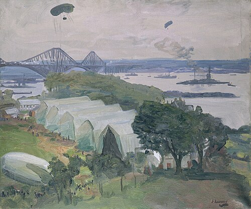 Air Station, North Queensferry, 1917, 1917, John Lavery