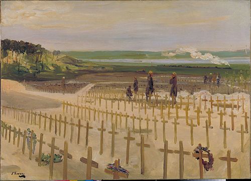 The Cemetery, Etaples, 1919, 1919, John Lavery