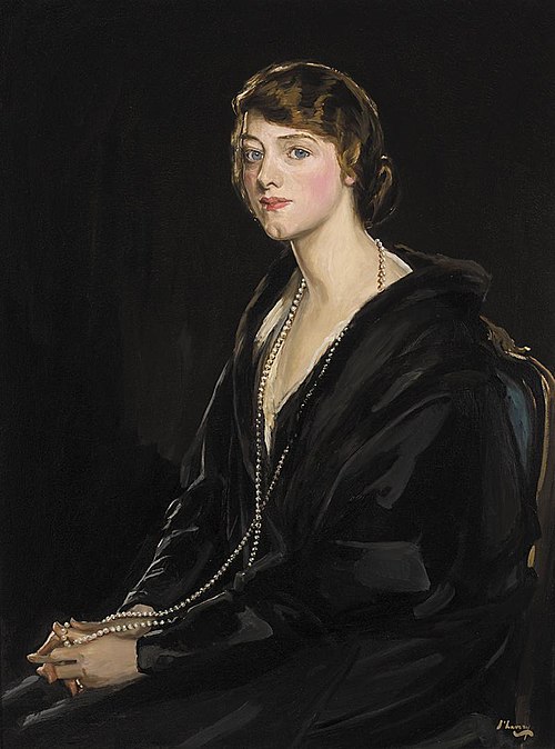 Mrs E. Bowen-Davies, 1923, John Lavery