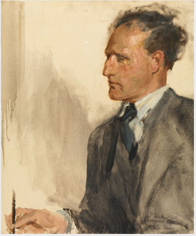 Portrait of John Stewart Collis (1900-1984), Author, 1940, John Lavery