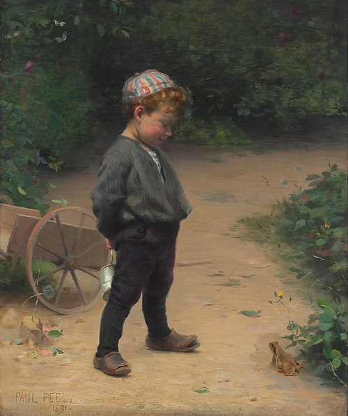The Young Biologist, 1891, Paul Peel