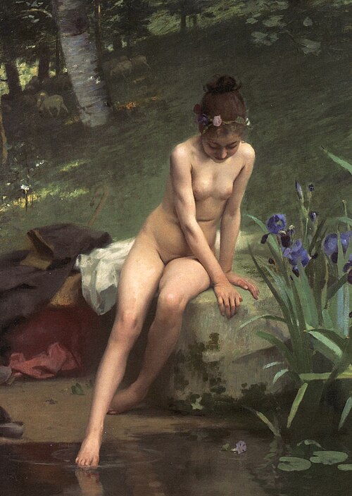 The Young Shepherdess, 1892, Paul Peel