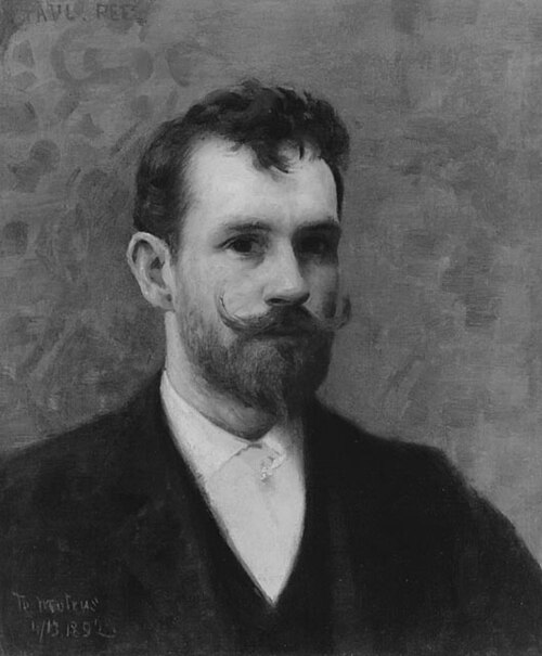 Self-portrait, 1892, Paul Peel
