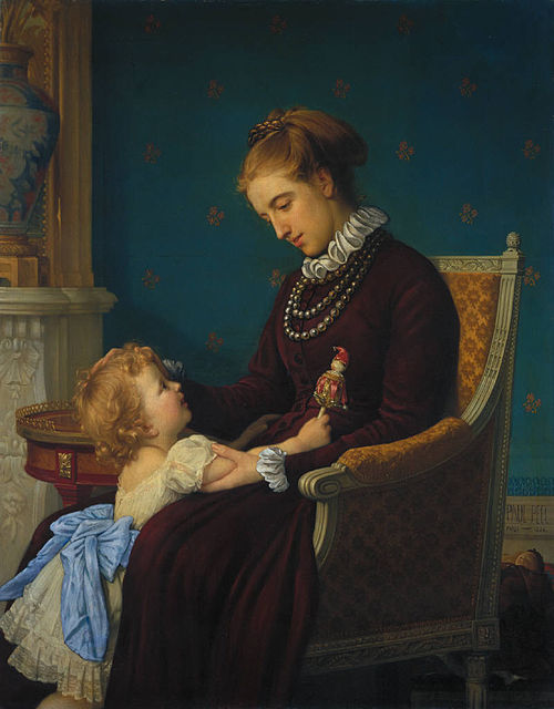 Bedtime, 1890, Paul Peel