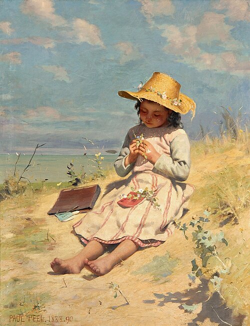 The Young Botanist, 1890, Paul Peel
