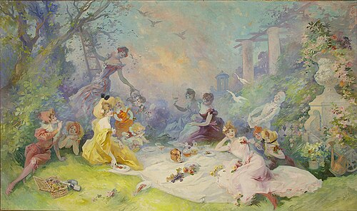 Le Déjeuner sur l’herbe, 1904, Jules Chéret