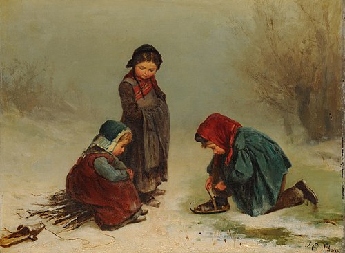 Enfants dans un bois, , James Crawford Thom