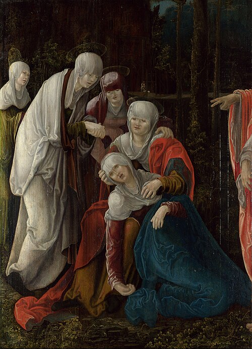 Les adieux du Christ à sa mère, 1520, Wolf Huber