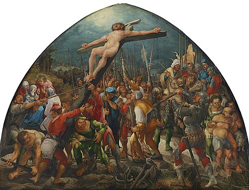 Crucifixion of Christ, 1522, Wolf Huber