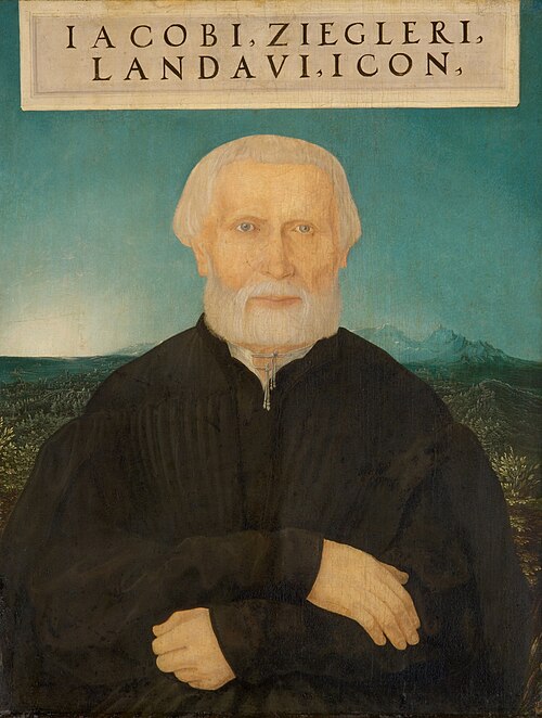 The Humanist Jacob Ziegler (1470/1471-1549), 1540, Wolf Huber