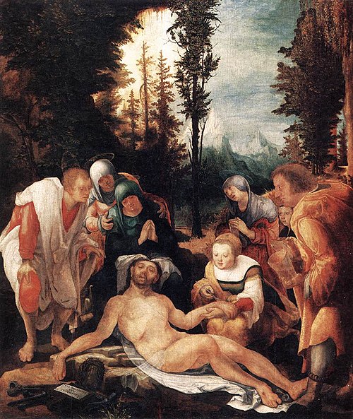 La Déploration du Christ, 1524, Wolf Huber