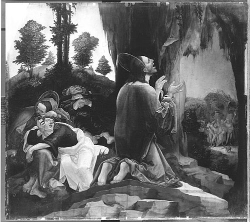 Christus am Ölberg, 1527, Wolf Huber