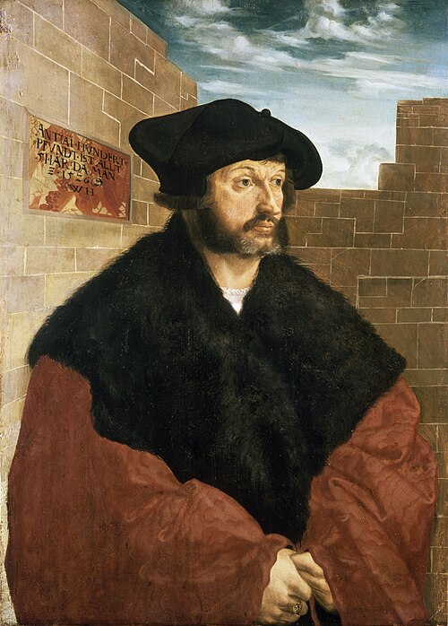 Portrait of Anton Hundertpfundt, 1526, Wolf Huber