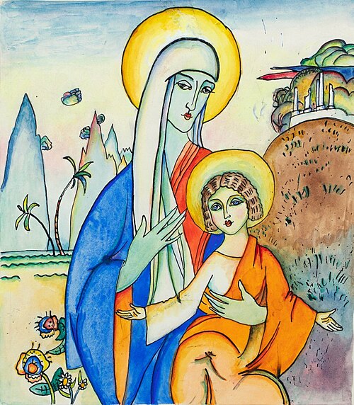 Madonna and Child, , Wassily Kandinsky