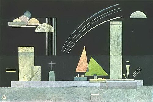 At rest, 1928, Wassily Kandinsky