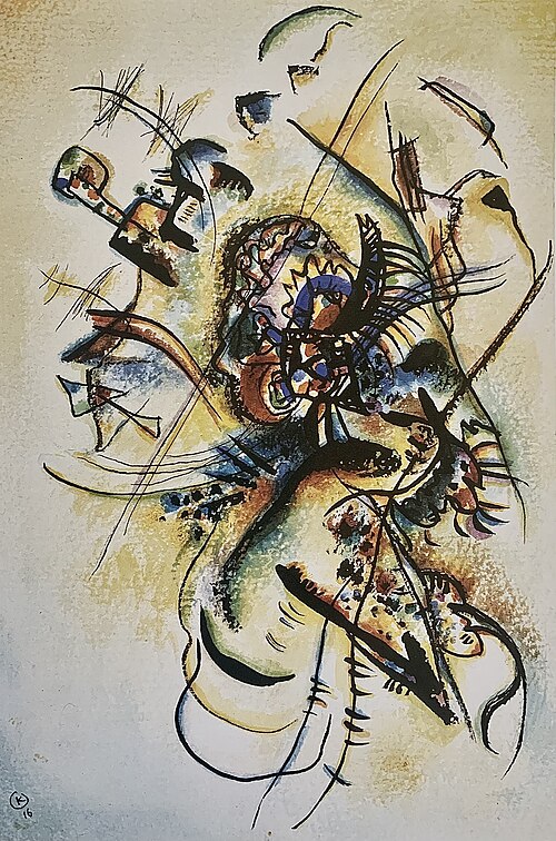 Composition J, 1916, Wassily Kandinsky