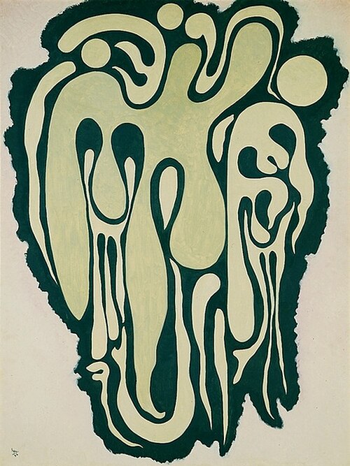 Figure verte, 1936, Wassily Kandinsky