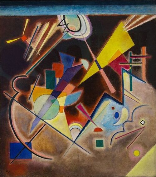 Deep brown, 1924, Wassily Kandinsky