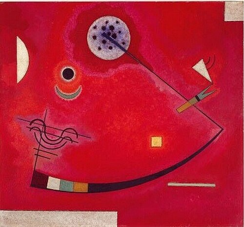 Gespannt im Winkel, 1930, Wassily Kandinsky