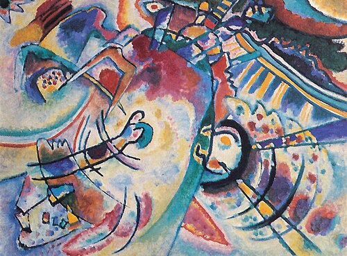 The Naive (Abstract), 1916, Vassily Kandinsky