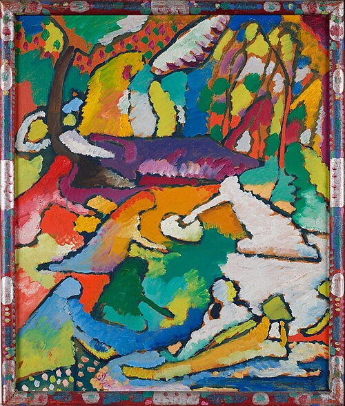 Fragment zu Komposition II, 1910, Wassily Kandinsky