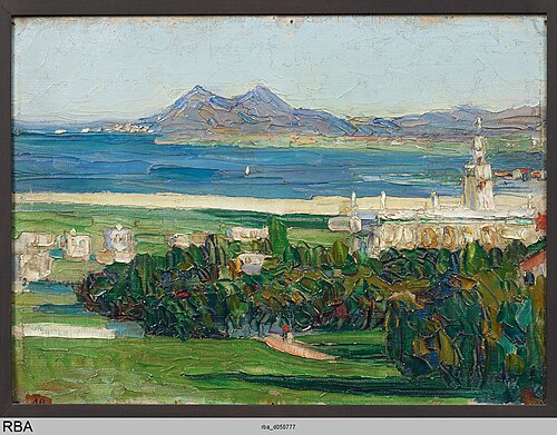 Tunis- Heller Park, 1905, Vassily Kandinsky