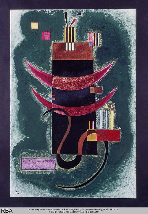 Rotes Segment, 1927, Vassily Kandinsky
