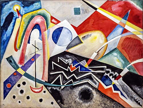 White Zig Zag, 1922, Wassily Kandinsky