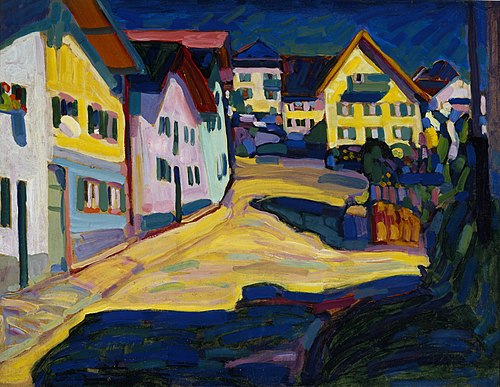 Murnau, Burggrabenstrasse 1, 1908, 1908, Vassily Kandinsky