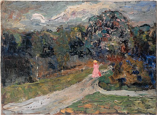 Crépuscule au jardin anglais, Munich, 1901, Vassily Kandinsky