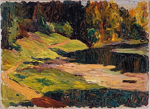 Akhtyrka, parc, 1901, Vassily Kandinsky