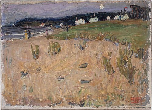 Binz auf Rügen (Crépuscule), 1901, Vassily Kandinsky