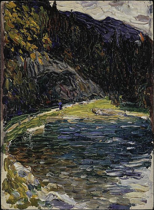 Kochel, ancienne Kesselbergstrasse, 1902, Vassily Kandinsky
