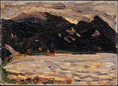 Kochel, lac et Herzogstand, 1902, Vassily Kandinsky