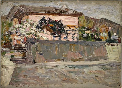 Printemps, aux environs d'Augsburg, 1902, Vassily Kandinsky