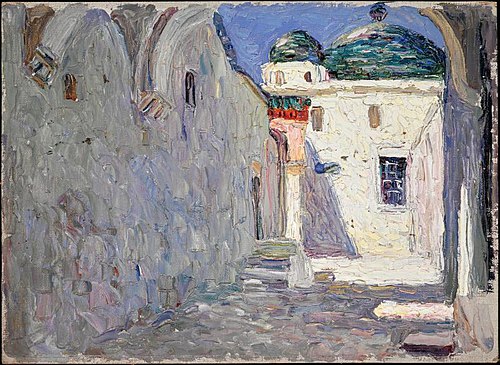 Tunis, rue, 1905, Vassily Kandinsky