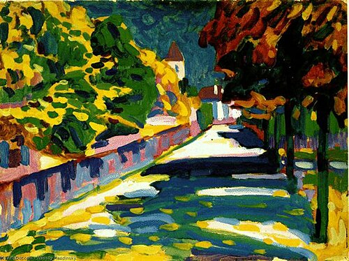 Automne en Bavière, 1908, Vassily Kandinsky