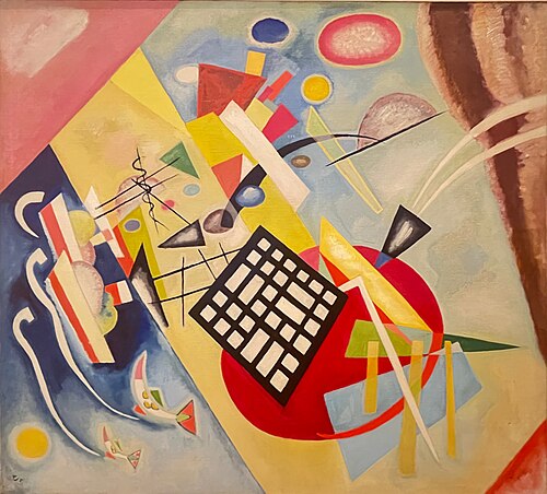 Black Grid, 1922, Wassily Kandinsky