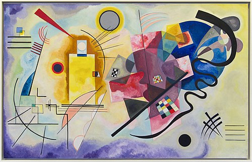 Jaune-rouge-bleu, 1925, Vassily Kandinsky